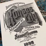 KANSAS CITY small art print