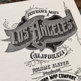 LOS ANGELES art print & Alphabet Cities book