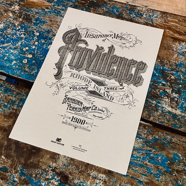 PROVIDENCE art print & Alphabet Cities book