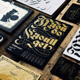 2019 letterpress calendar Artist's proof 02 - hot foil - MR CUP