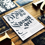 2019 letterpress calendar Artist's proof 02 - MR CUP
