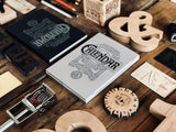 2018 Letterpress CALENDAR (silver print edition) - MR CUP