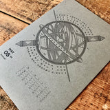 2020 letterpress calendar Artist's proof 05 - MR CUP