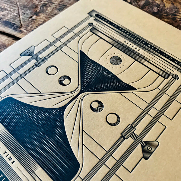 2020 letterpress calendar Artist's proof 06 - MR CUP