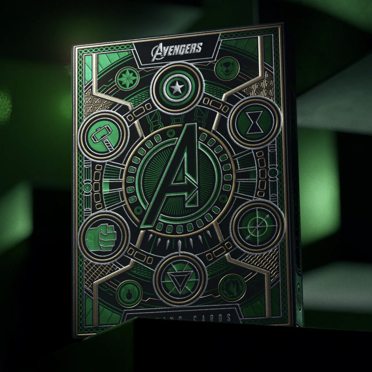 AVENGERS - GREEN - TIME STONE - Playing Cards Deck