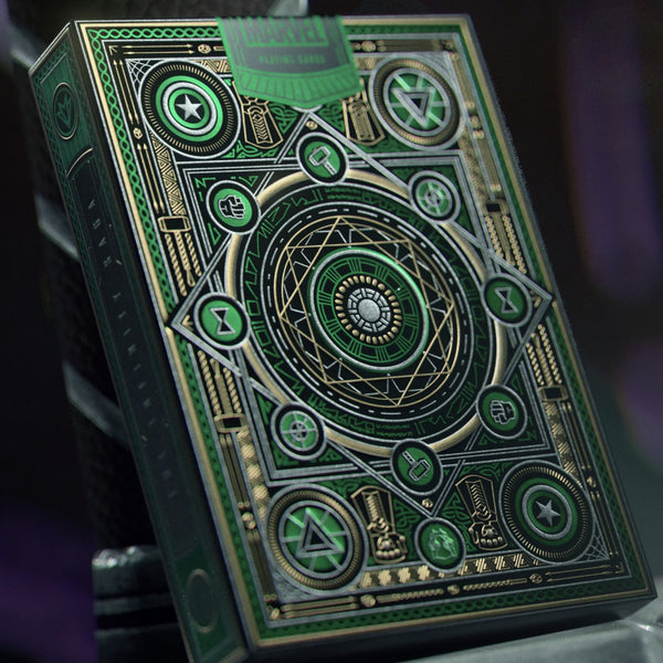 AVENGERS - GREEN - TIME STONE - Playing Cards Deck