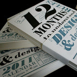 2011 Letterpress calendar - MR CUP