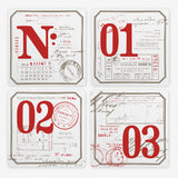 Letterpress coasters limited edition Wood box edition - MR CUP