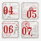Letterpress coasters limited edition Wood box edition - MR CUP