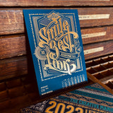 2023 LETTERPRESS CALENDAR - Copper edition