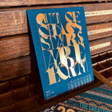 2023 LETTERPRESS CALENDAR - Copper edition