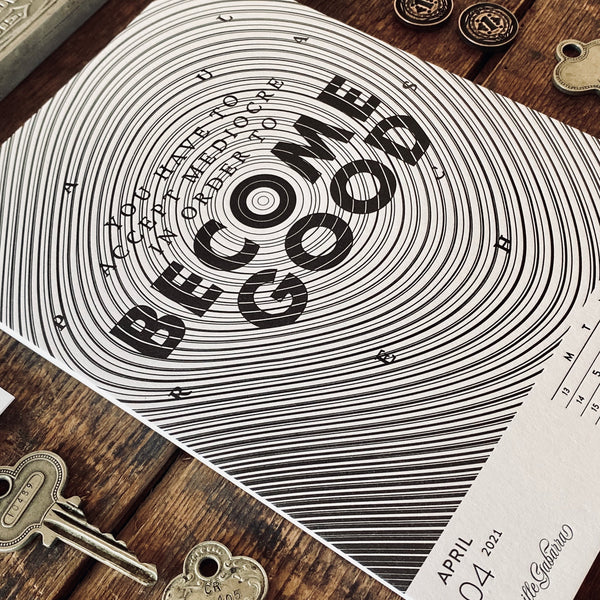 2021 letterpress calendar Artist's proof 04