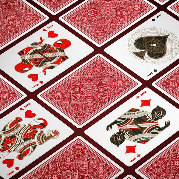 AVENGERS - RED - REALITY STONE - Playing Cards Deck