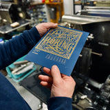 2023 LETTERPRESS CALENDAR - Blue edition