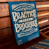 2023 LETTERPRESS CALENDAR - Copper edition
