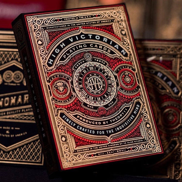 HIGH VICTORIAN - RED edition - playing cards
