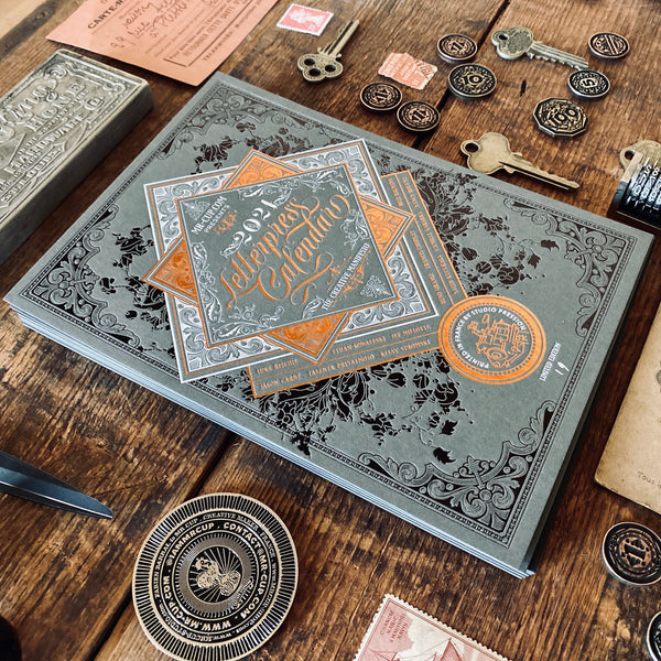 2021 LETTERPRESS CALENDAR - DELUXE edition