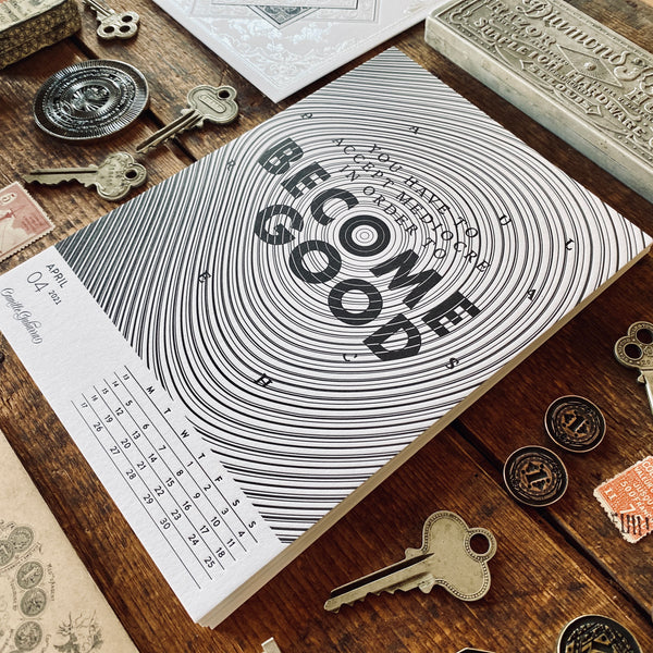 2021 letterpress calendar Artist's proof 04