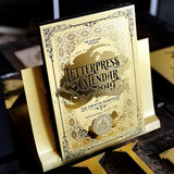 2019 LETTERPRESS CALENDAR - DELUXE edition - MR CUP