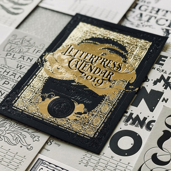 2019 LETTERPRESS CALENDAR - STANDARD edition - MR CUP
